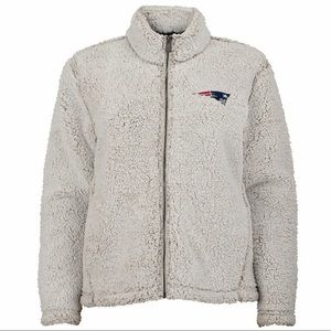 Women’s nfl patriots fleece Sherpa jacket